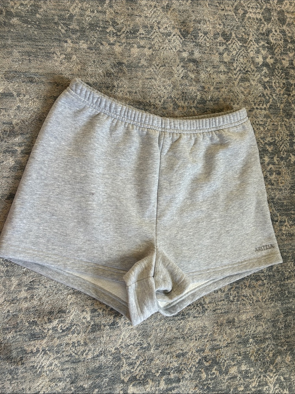 Aritzia Sweat Fleece Shorts - Light Gray - Size M